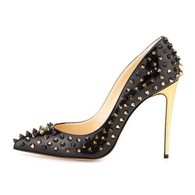 Onlymaker-Womens-Fashion-Pointed-Toe-High-Heels-Pumps-Rivet-Studded-Stiletto-Sandals-for-Wedding-Party-Dress-Black-Gold-5-M-US-0
