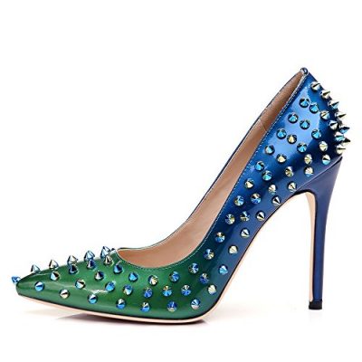 Onlymaker-Womens-Fashion-Pointed-Toe-High-Heels-Pumps-Rivet-Studded-Stiletto-Sandals-for-Wedding-Party-Dress-Blue-and-Green-5-M-US-0