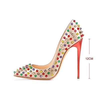 UMEXI Pointede Toe Transparent High Heels Stiletto Pumps Party Wedding Dress Shoes for Women