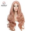 EEWIGS-Lace-Front-Wigs-Pink-Wigs-for-Women-Synthetic-Rose-Wig-Long-Wavy-0-0