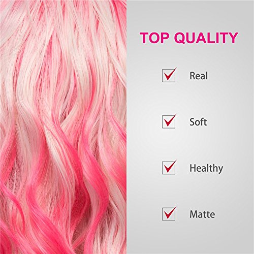 Imstyle-Pink-Blonde-Ombre-Lace-Front-Wigs-for-Women-Drag-Queen-Cosplay-Party-Halloween-Short-Bob-Curly-Hair-Hot-Neon-Pink-Platinum-Blonde-Mixed-Color-Colorful-Highlights-Wavy-Lace-Frontal-Wigs-14-Inch-0-2