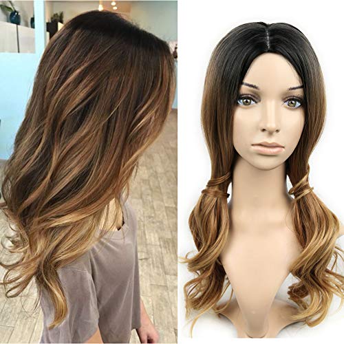 Lady-Miranda-3-Tone-Ombre-Wig-Black-to-Brown-Blonde-Middle-Part-High-Density-Heat-Resistant-Synthetic-Hair-Weave-Full-Wigs-For-Women-BlackBrownBlonde-0