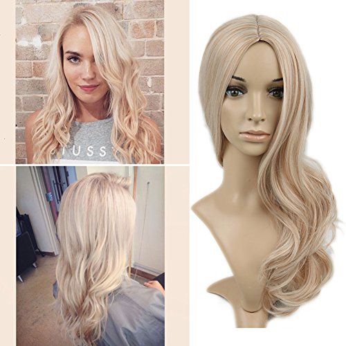 Lady-Miranda-Blond-Mixed-Ash-Blonde-High-Density-Heat-Resistant-Synthetic-Hair-Weave-Full-Wigs-For-Women-BlondeAsh-blonde-0