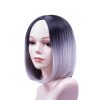Ombre-Bob-Wigs-Short-Straight-Ombre-Grey-Synthetic-Heat-Resistant-Fiber-Hair-Full-Wig-for-Women-0-1