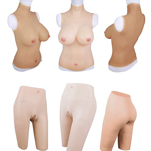 Fake-Breasts-Vaginal-Pants-Soft-Silicone-Realistic-Skin-Suit-for-Crossdresser-Transgender-Costume-2G-0-1