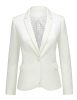LookbookStore-Women-White-Notched-Lapel-Pocket-Button-Work-Office-Blazer-Jacket-Suit-Size-S-0