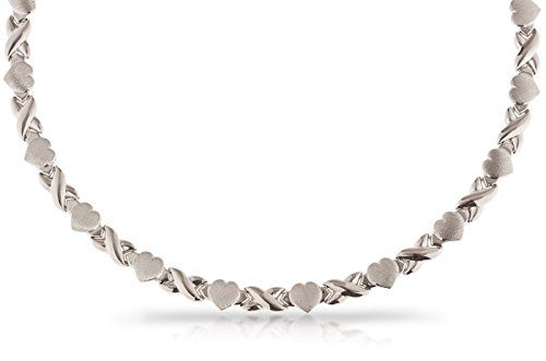 SilverLuxe-Rhodium-Plated-925-Sterling-Silver-Hugs-and-Kisses-XOXO-Necklace-0-0