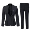 Womens-Elegant-Business-Two-Piece-Office-Lady-Suit-Set-Work-Blazer-Pant-Suit-Set-Black-XS-0