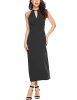 ANGVNS-Womens-Sleeveless-Halter-V-Neck-Keyhole-Faux-Wrap-Ruched-Prom-Gown-Dress-Size-S-XXXL-0-2