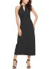 ANGVNS-Womens-Sleeveless-Halter-V-Neck-Keyhole-Faux-Wrap-Ruched-Prom-Gown-Dress-Size-S-XXXL-0-3