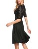 BEAUTYTALK-Womens-Floral-Lace-Half-Sleeve-A-line-Cocktail-Party-Swing-Dress-0-1
