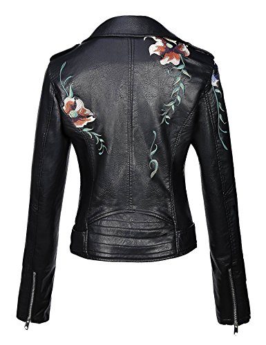 Bellivera-Womens-Faux-Leather-Casual-Short-JacketMoto-Floral-Coat-with-2-Pocket-for-Winter-and-Autumn-0-0