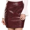 Classical-Faux-Leather-High-Waisted-Bodycon-Sexy-Crossdresser-Pencil-Skirt