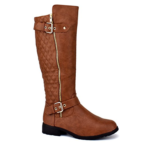 Details about   Women's Forever Link Natalia 58 Brown Fashion Boots Multiple Sizes Brand New