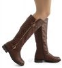 Forever-Link-Womens-Mango-21-Quilted-Zipper-Accent-Riding-Boots-MVE-Shoes-MVE-Shoes-Mango-21-Brown-NB-Size-10-0