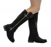 Forever-Link-Womens-Mango-21-Quilted-Zipper-Accent-Riding-Boots-MVE-Shoes-mve-Shoes-Mango-21-Black-nb-Size-8-0