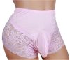 SISSY-pouch-panties-mens-lace-bikini-girly-briefs-lingerie-underwear-sexy-for-men-L-pink-0