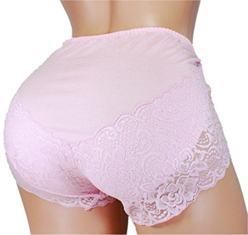 SISSY-pouch-panties-size-32-34-mens-lace-bikini-girly-underwear-sexy-for-men-Pink-M-0