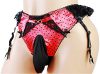 SISSY-pouch-panties-waist-size-28-30-silky-garter-thong-panties-mens-girly-underwear-sexy-for-men-S-0