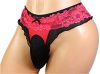 Sissy-Pouch-Panties-Mens-lace-Thong-G-String-Bikini-Briefs-Hipster-hot-Underwear-Sexy-for-Men-VC-4XL-redBlack-0