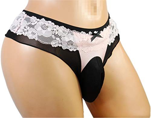 Sissy-Pouch-Panties-Mens-lace-Underwear-Thong-Bikini-Briefs-Sexy-for-Men-VC-4XL-0-0