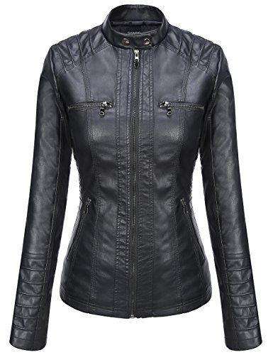 Tanming-Womens-Removable-Hooded-Faux-Leather-Jackets-0-1