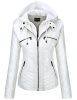 Tanming-Womens-Womens-Hooded-Faux-Leather-Jackets-Small-White-0