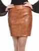 Zeagoo-Women-Basic-Versatile-Faux-Leather-Bodycon-Slim-High-Waisted-Pencil-Skirts-Wheat-S-0