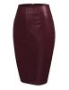 Zeagoo-Women-Classic-High-Waisted-Faux-Leather-Bodycon-Slim-Mini-Pencil-Skirt-0-1