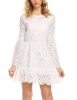 Zeagoo-Womens-Bell-Sleeve-Eyelet-Fit-and-Flare-Solid-Mini-Crochet-Lace-Dress-with-String-Belted-0