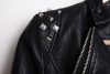 chouyatou-Womens-Fashion-Studded-Perfectly-Shaping-Faux-Leather-Biker-Jacket-0-2