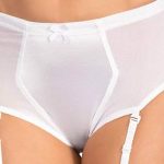 Comfort Briefer Style Gaff Panty in White For Crossdressers (Various Sizes - White)