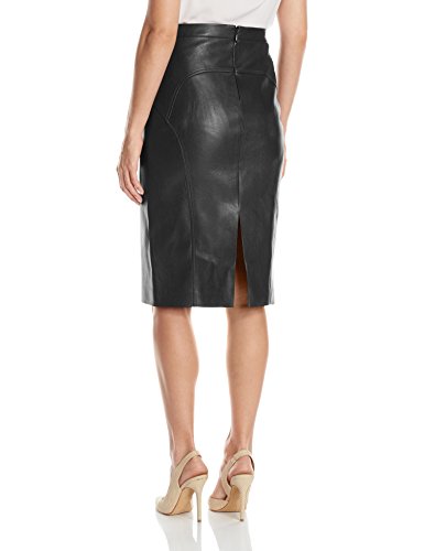 Supple Waist Hugging Faux Leather Pencil Skirt | Crossdress Boutique