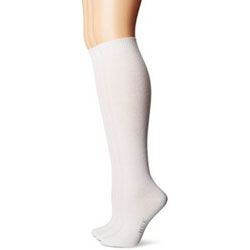 hue-womens-flat-knit-knee-socks-pack-of-3whiteone-size