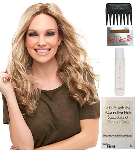 Bundle-5-items-Sarah-Wig-by-Jon-Renau-15-Page-Christys-Wigs-Q-A-Booklet-2oz-Travel-Size-Wig-Shampoo-Wig-Cap-Wide-Tooth-Comb-0