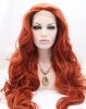 Kryssma-Half-Hand-Tied-16-26-Inches-Heat-Resistant-Synthetic-Fiber-Long-Hair-Lace-Front-Copper-Red-Wig-Body-Wave-0