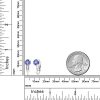 180-Ct-Round-Blue-Tanzanite-925-Sterling-Silver-Clip-On-Earrings-0-1