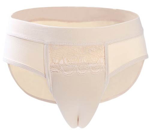 Hiding Gaff Panty Shaping Camel Toe Brief Thong for Crossdresser ...